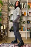 Clemmie Box Knit Grey Marl
